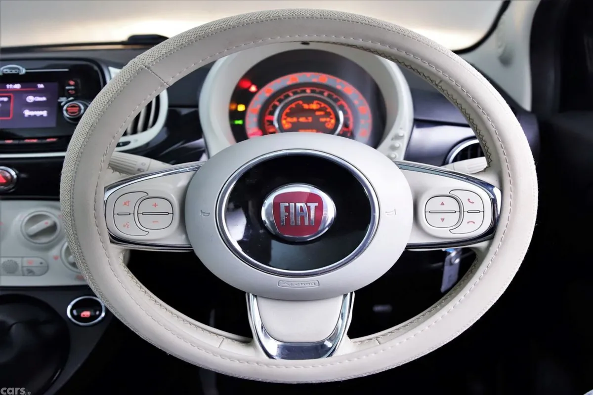 Fiat 500 Hatchback, Petrol, 2018, Black
