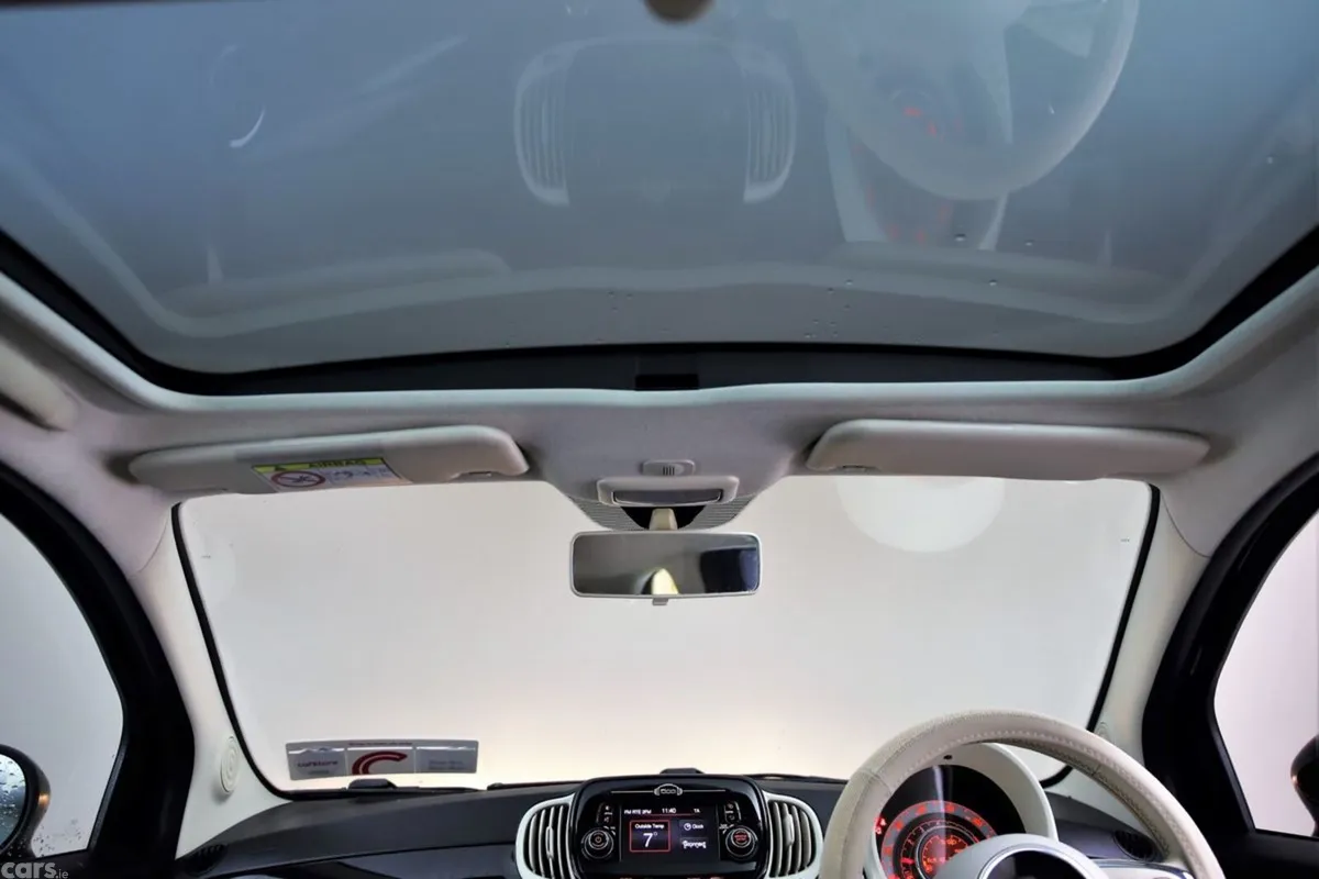 Fiat 500 Hatchback, Petrol, 2018, Black
