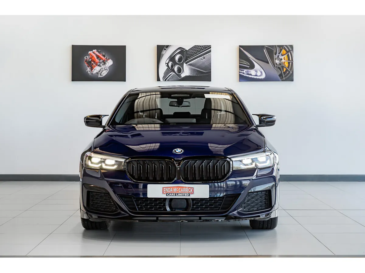 BMW 5-Series Saloon, Petrol Plug-in Hybrid, 2023, Blue