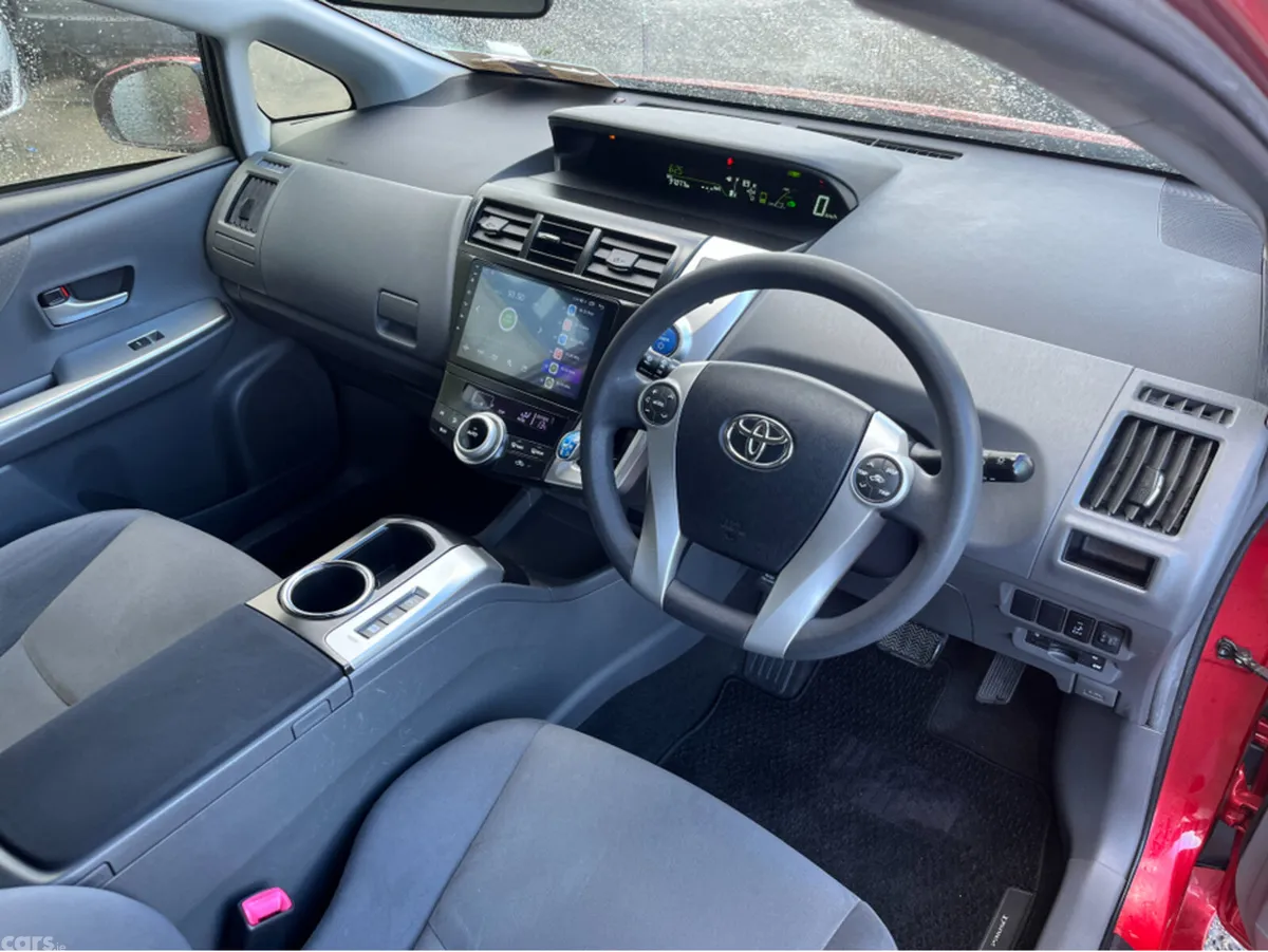 Toyota Prius MPV, Petrol Hybrid, 2014, Red