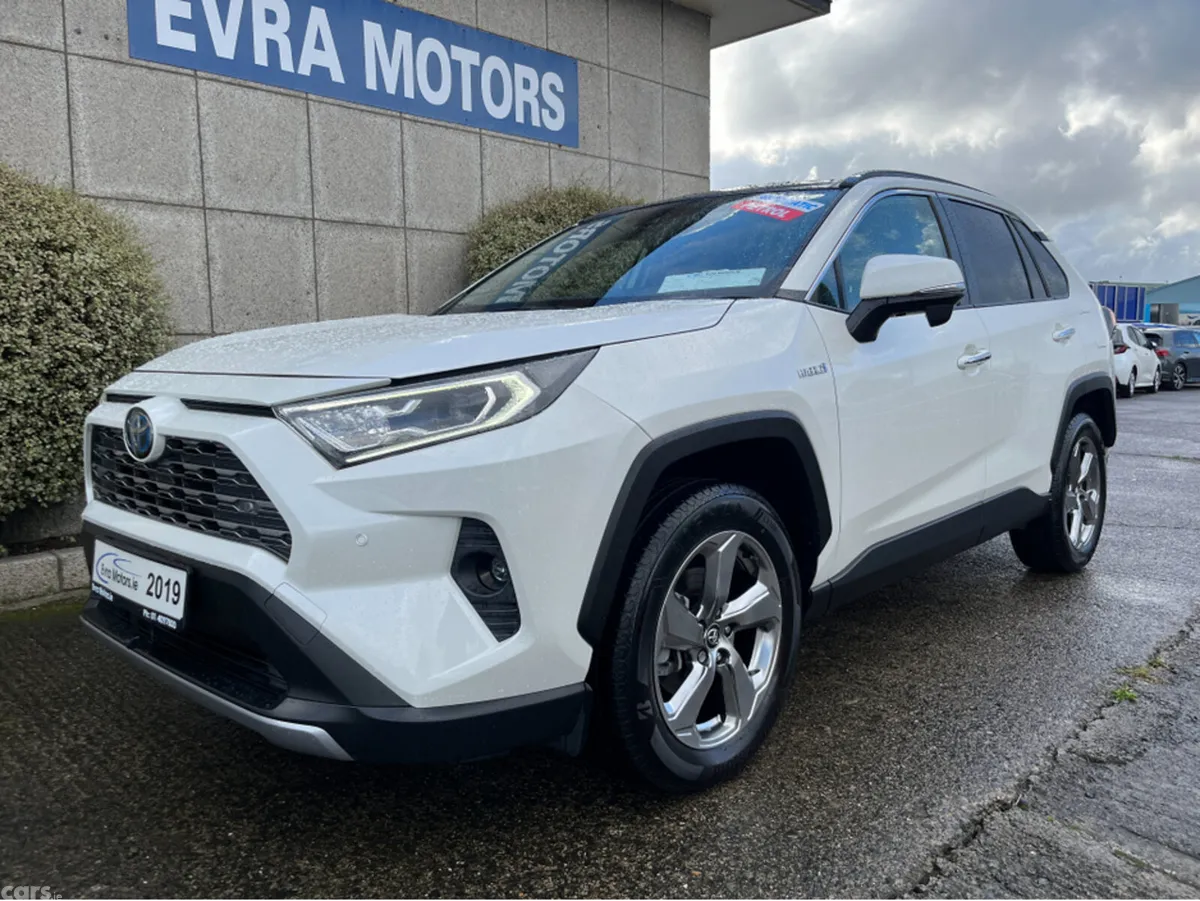 Toyota RAV4 SUV, Petrol Hybrid, 2019, White