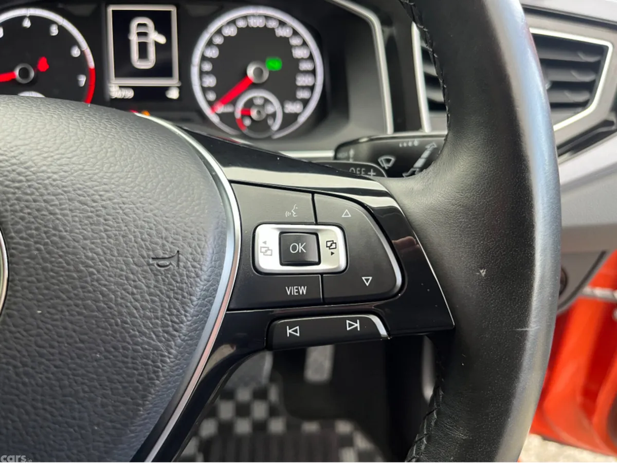 Volkswagen Polo Hatchback, Petrol, 2018, Orange