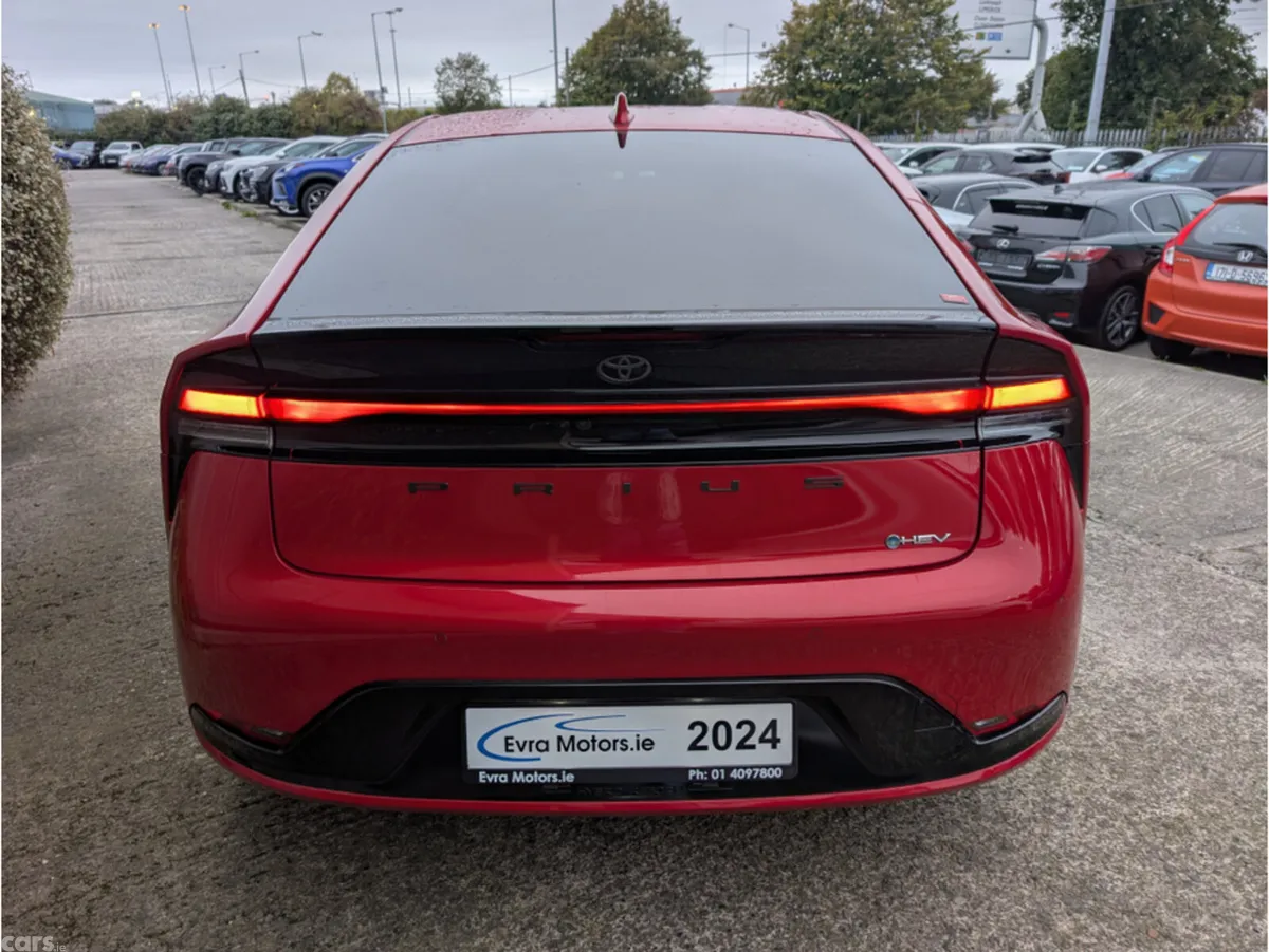 Toyota Prius Saloon, Petrol Hybrid, 2024, Red