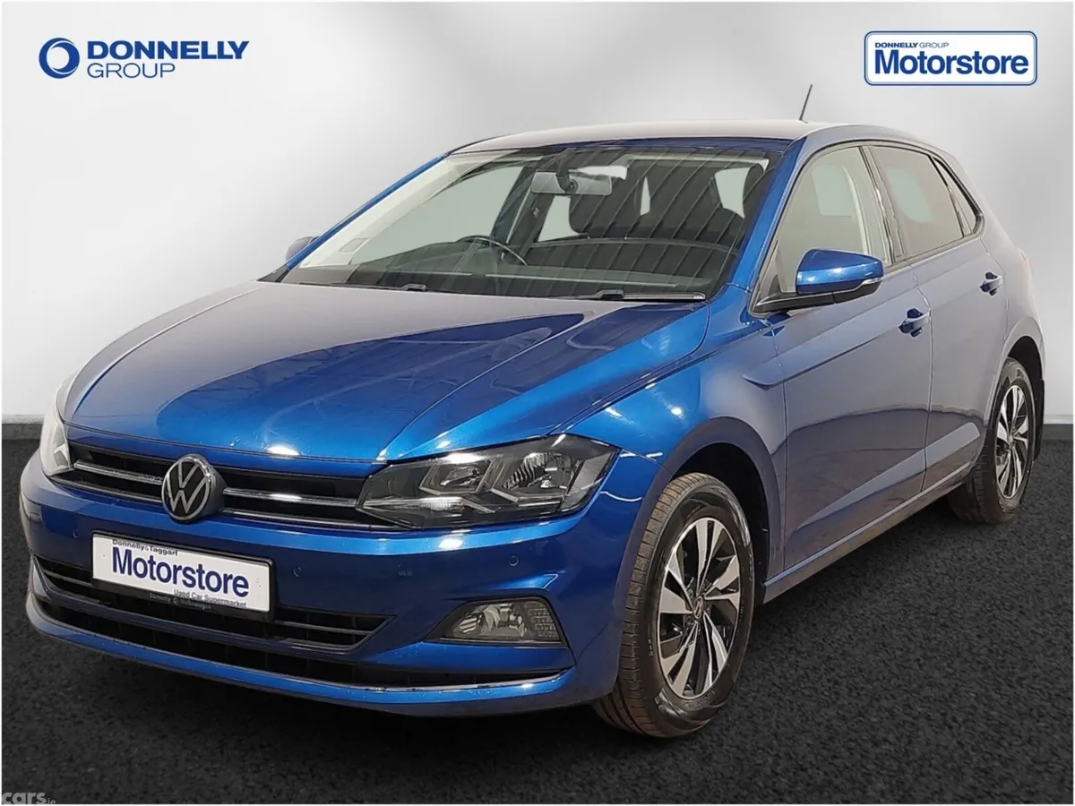 Volkswagen Polo Hatchback, Petrol, 2021, Blue