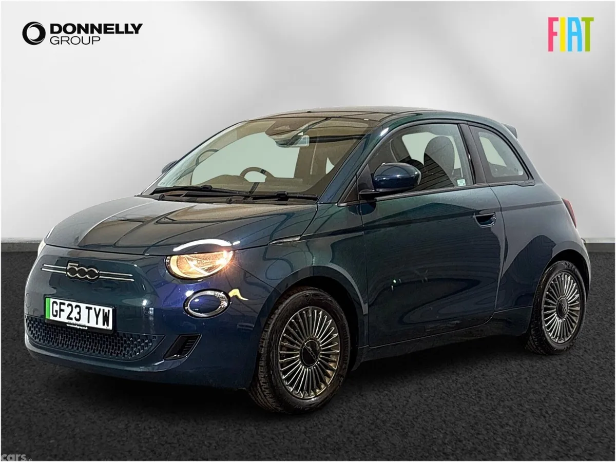 Fiat 500 Hatchback, Electric, 2023, Green