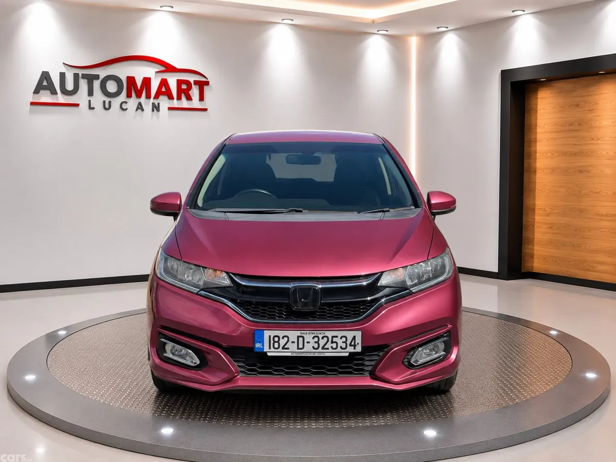Honda Fit Hatchback, Petrol Hybrid, 2018, Red