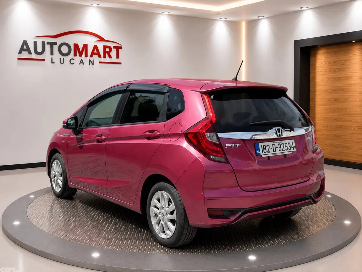 Honda Fit Hatchback, Petrol Hybrid, 2018, Red