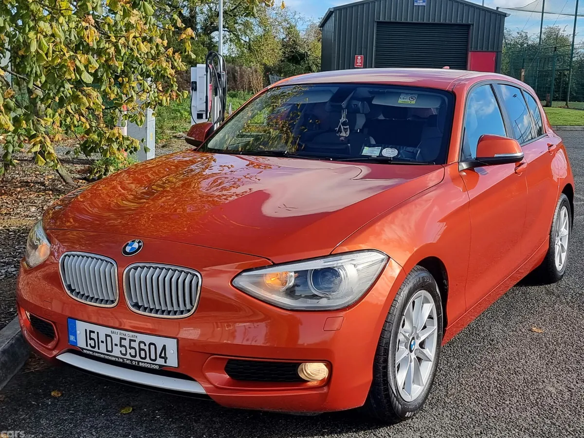 BMW 1-Series Hatchback, Petrol, 2015, Orange