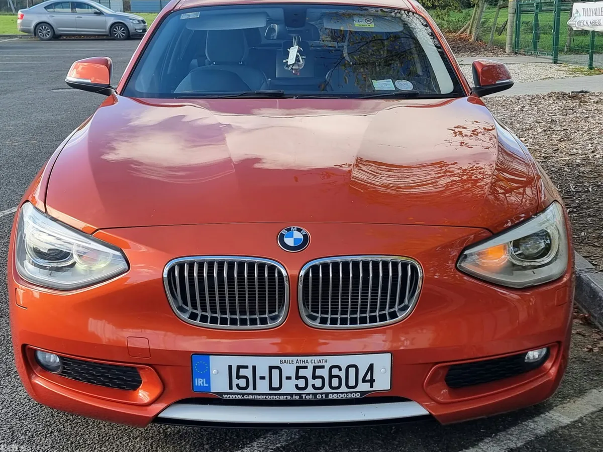 BMW 1-Series Hatchback, Petrol, 2015, Orange
