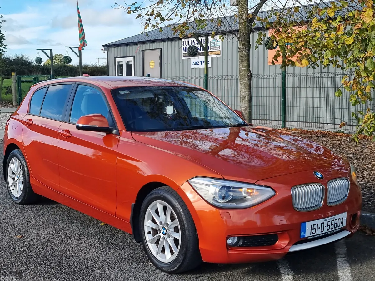 BMW 1-Series Hatchback, Petrol, 2015, Orange