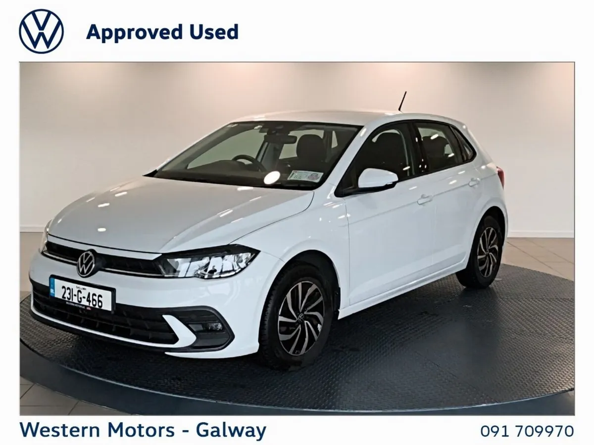Volkswagen Polo Hatchback, Petrol, 2023, White