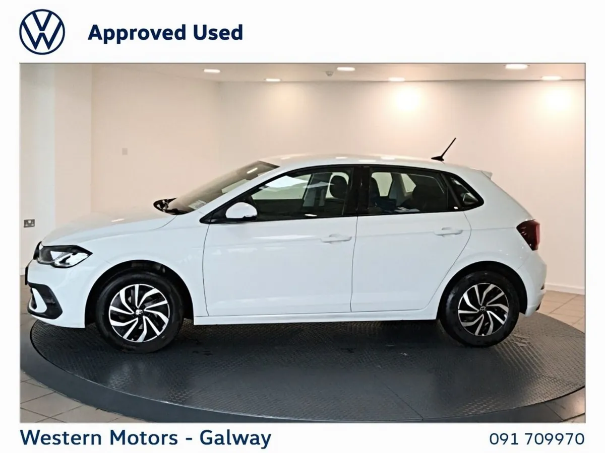 Volkswagen Polo Hatchback, Petrol, 2023, White