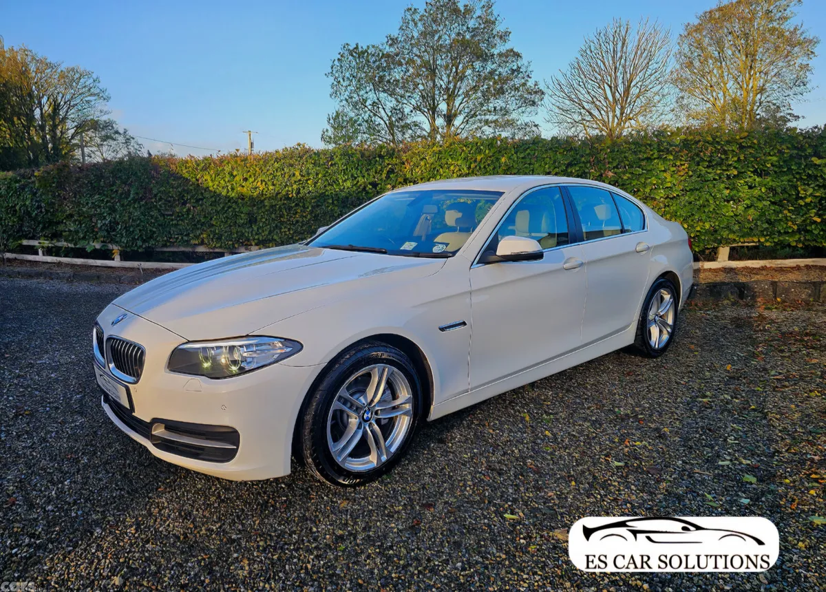 BMW 5-Series Saloon, Diesel, 2016, White