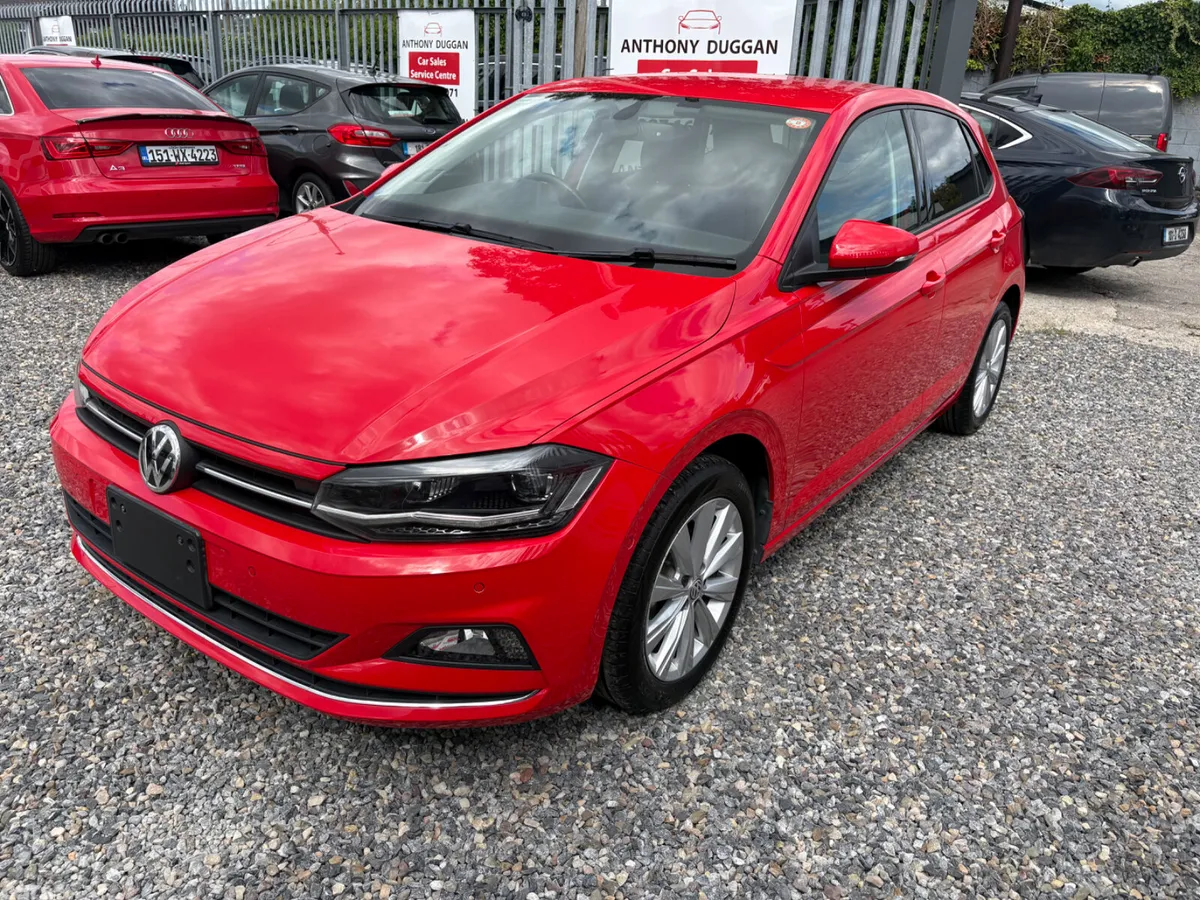 Volkswagen Polo Hatchback, Petrol, 2019, Red