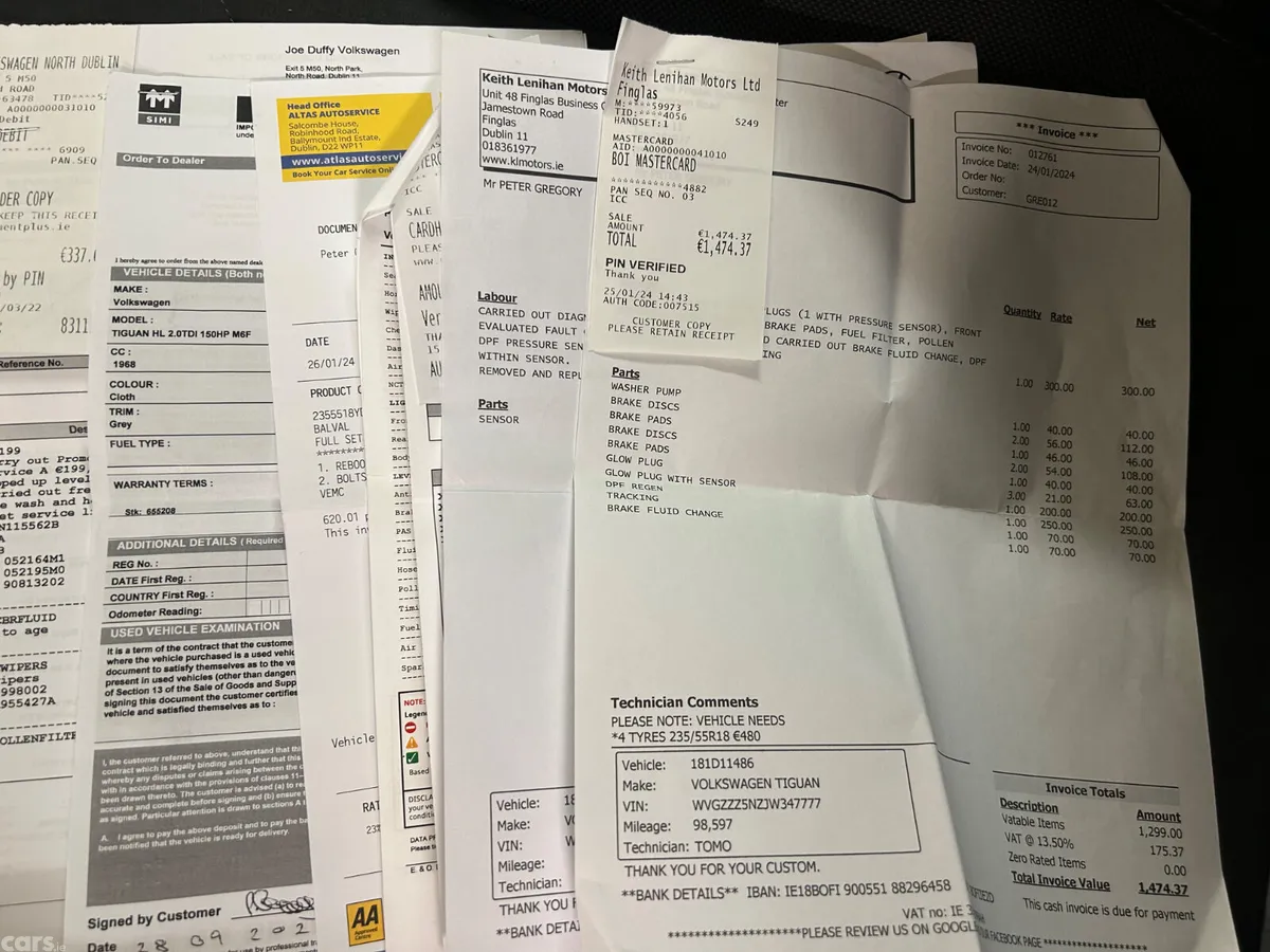 Volkswagen Tiguan SUV, Diesel, 2018, Grey