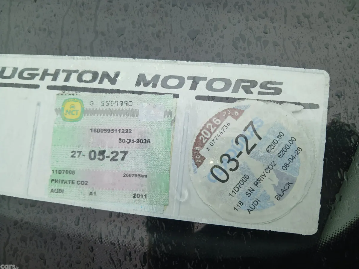 Audi A1 2011 tax and test 1.2 petrol, Kildare