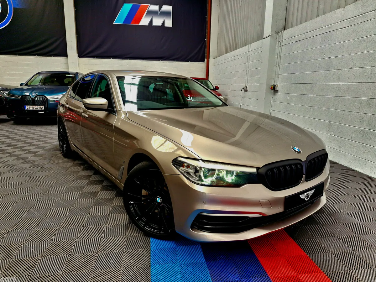 BMW 5-Series Saloon, Petrol Plug-in Hybrid, 2019, Silver