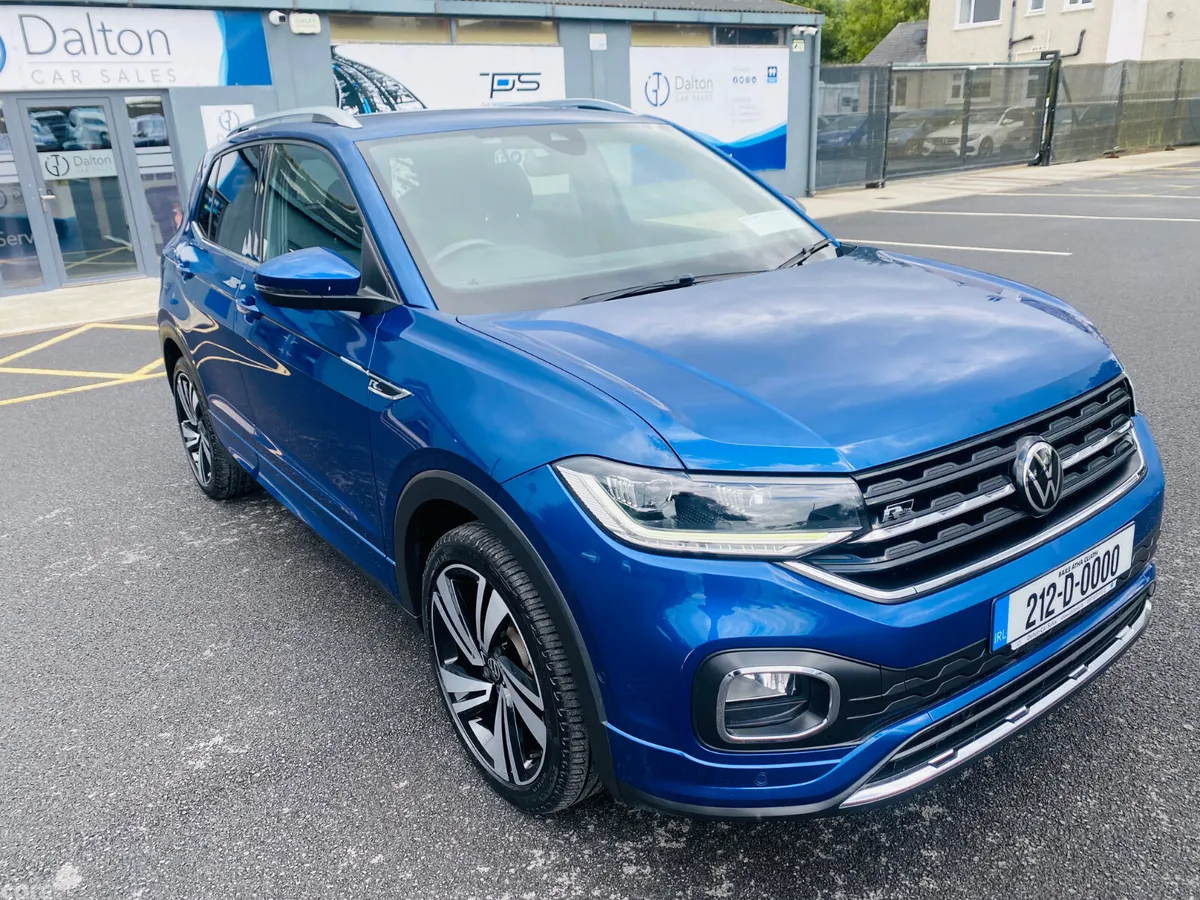 Volkswagen T-Cross Hatchback, Petrol, 2021, Blue