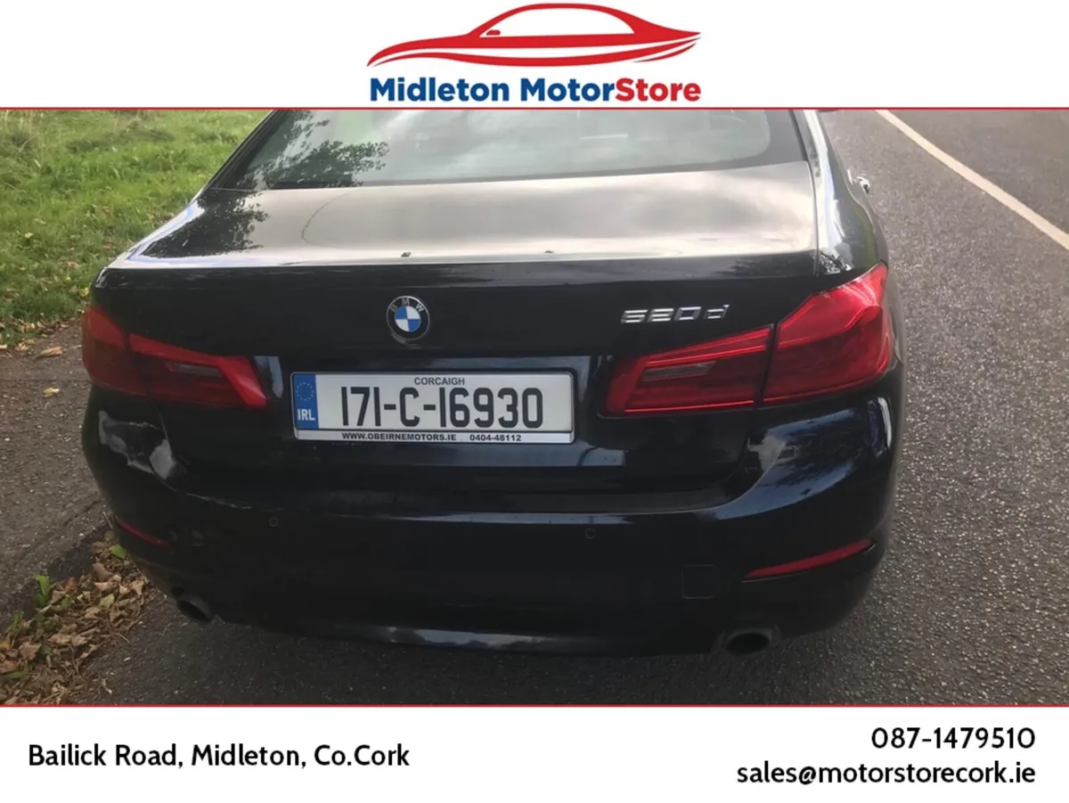 BMW 5-Series Saloon, Diesel, 2017, Black