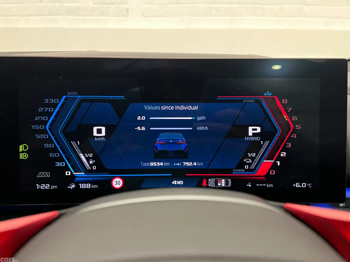 BMW M5 Saloon, Petrol Plug-in Hybrid, 2025, Blue
