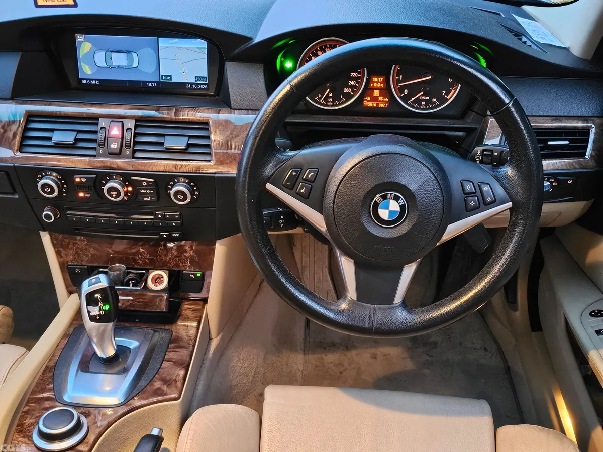 BMW 5-Series Saloon, Petrol, 2008, Grey