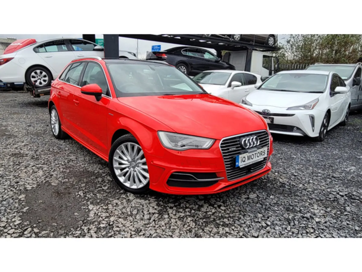 Audi A3 Hatchback, Petrol Plug-in Hybrid, 2016, Red