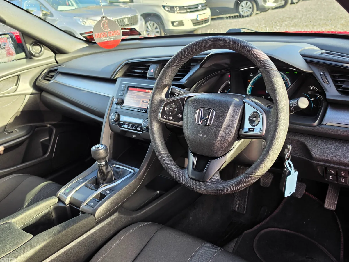 Honda Civic Hatchback, Petrol, 2017, Red