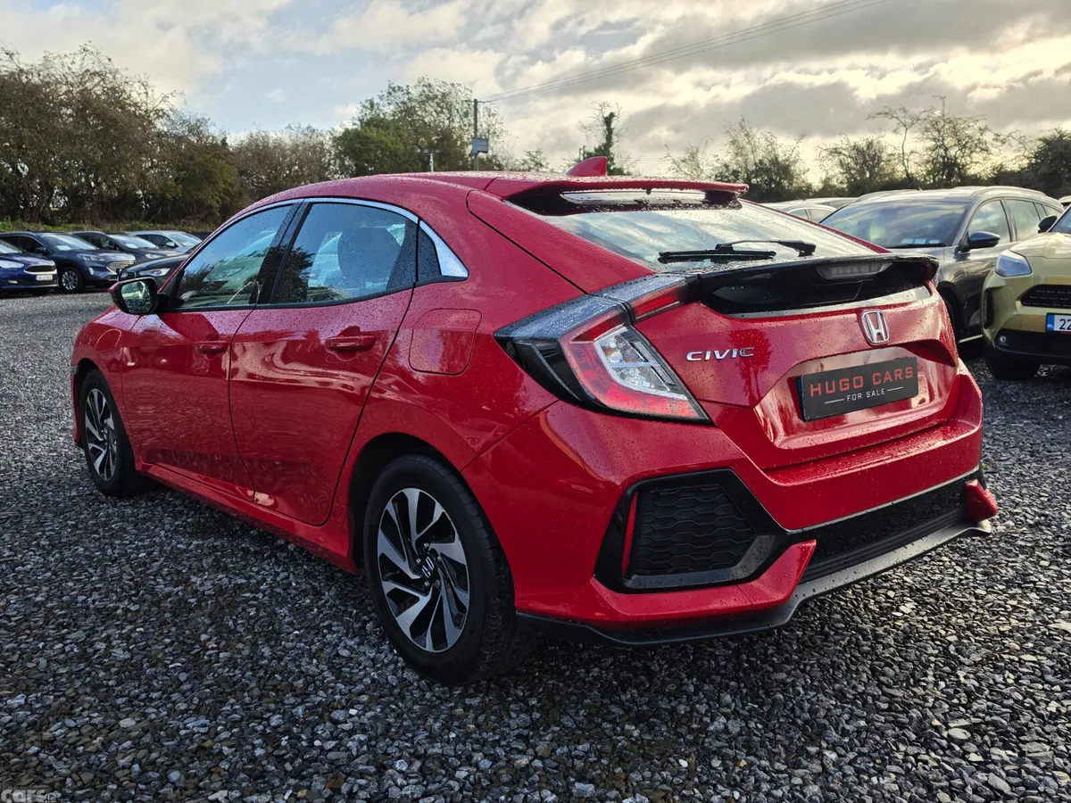 Honda Civic Hatchback, Petrol, 2017, Red