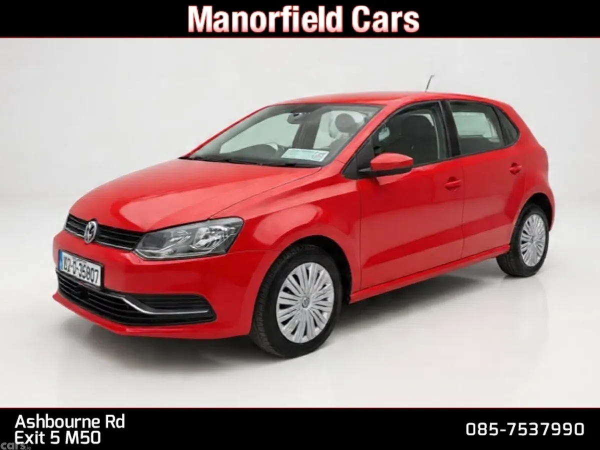 Volkswagen Polo Hatchback, Petrol, 2016, Red
