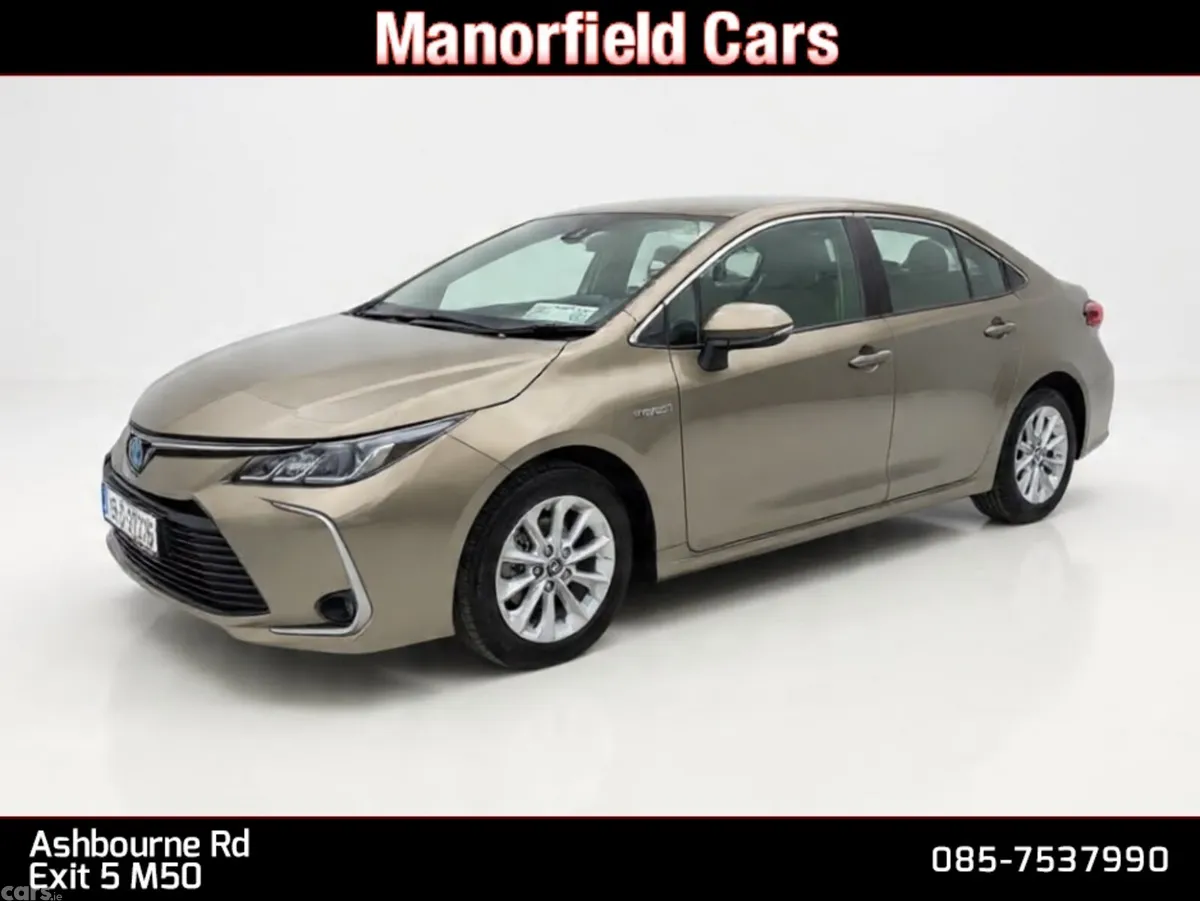 Toyota Corolla Saloon, Petrol Hybrid, 2019, Green