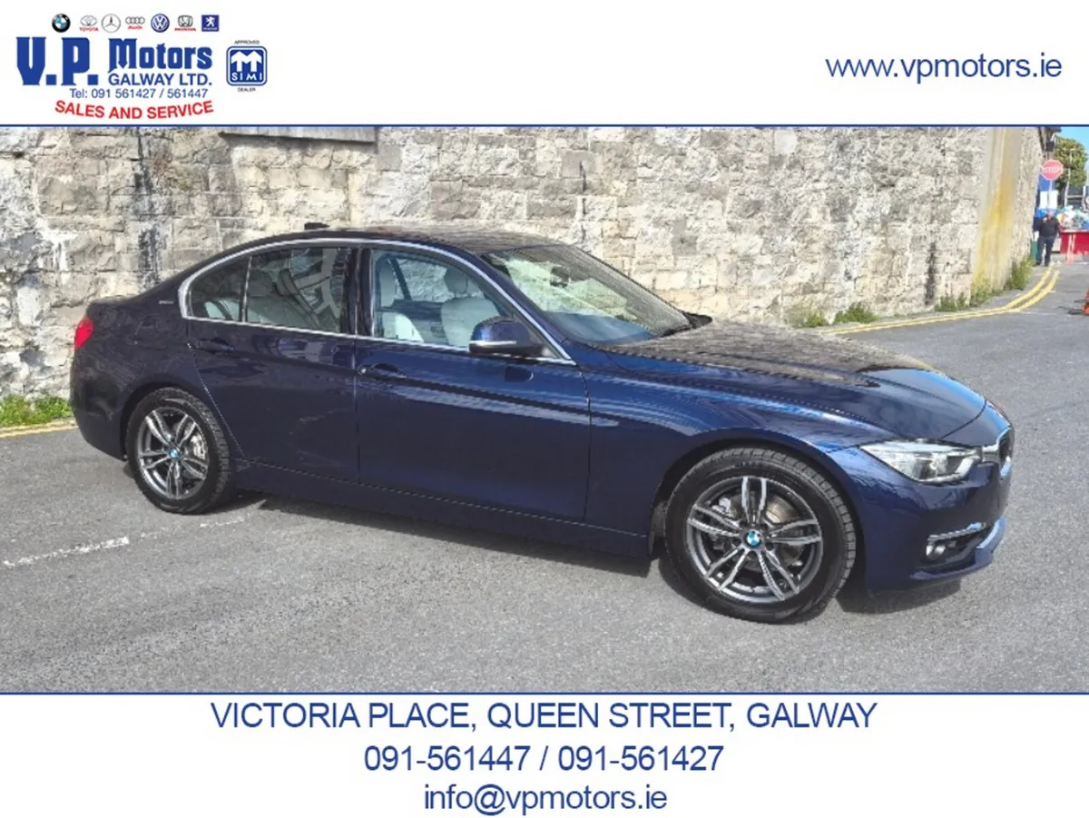 BMW 3-Series Saloon, Petrol Plug-in Hybrid, 2016, Black