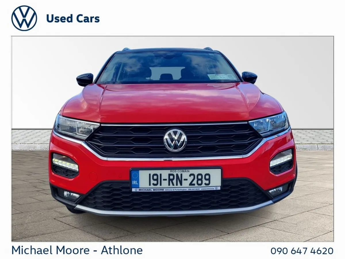 Volkswagen T-Roc SUV, Petrol, 2019, Red