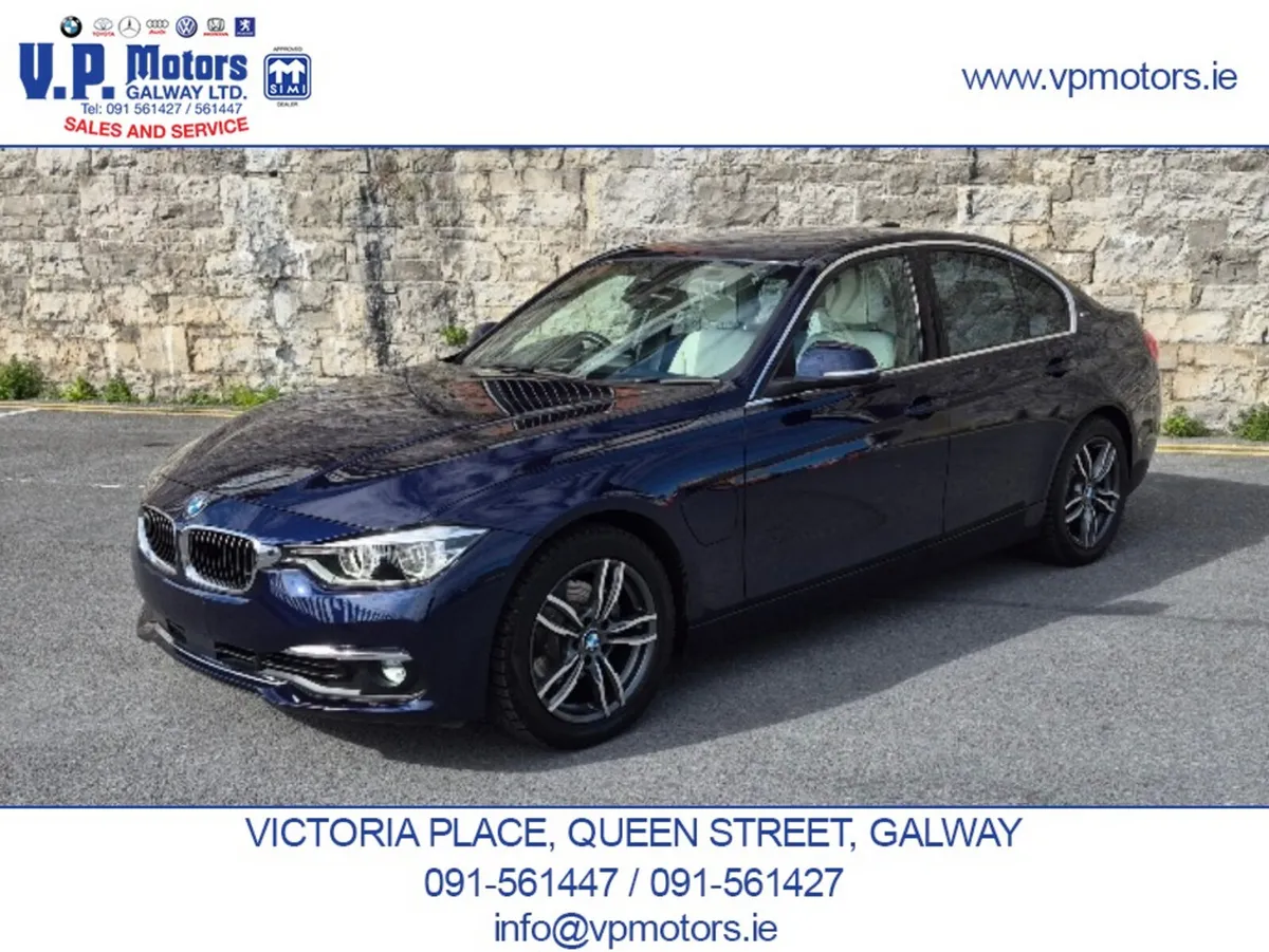 BMW 3-Series Saloon, Petrol Plug-in Hybrid, 2016, Black