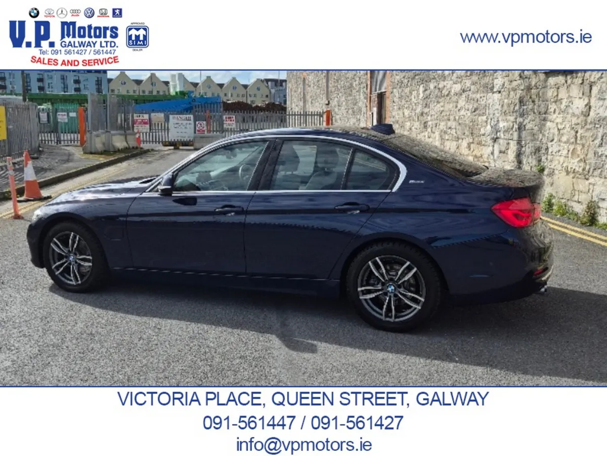 BMW 3-Series Saloon, Petrol Plug-in Hybrid, 2016, Black
