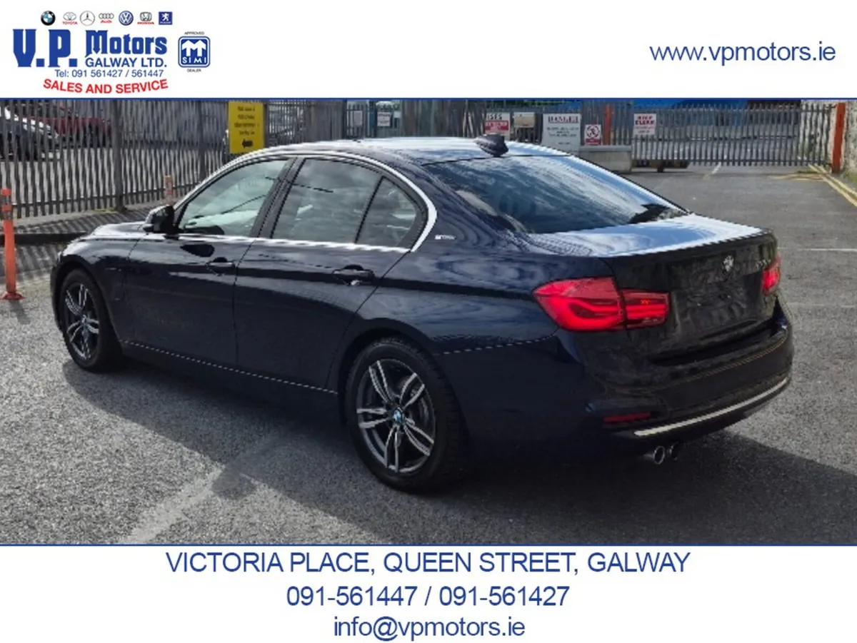 BMW 3-Series Saloon, Petrol Plug-in Hybrid, 2016, Black
