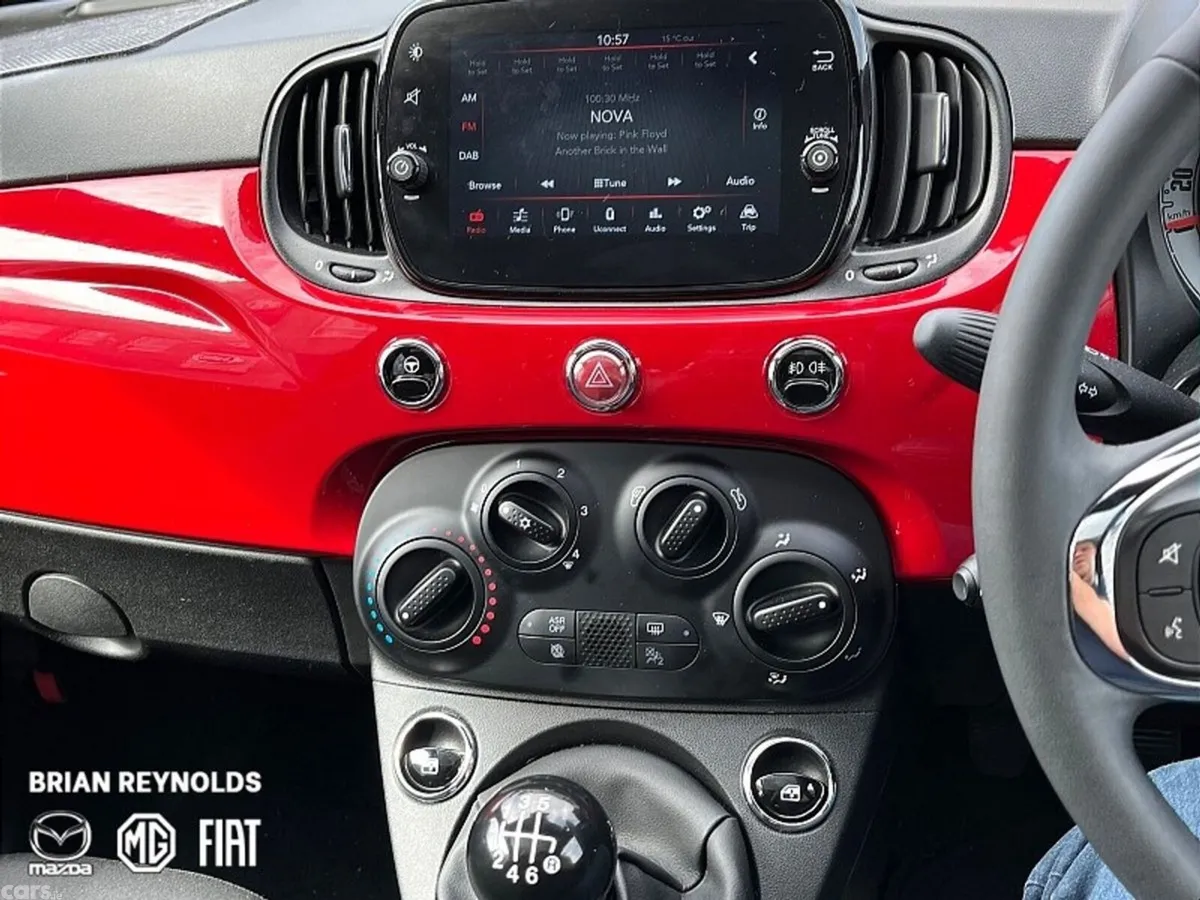 Fiat 500 Hatchback, Petrol, 2024, Red