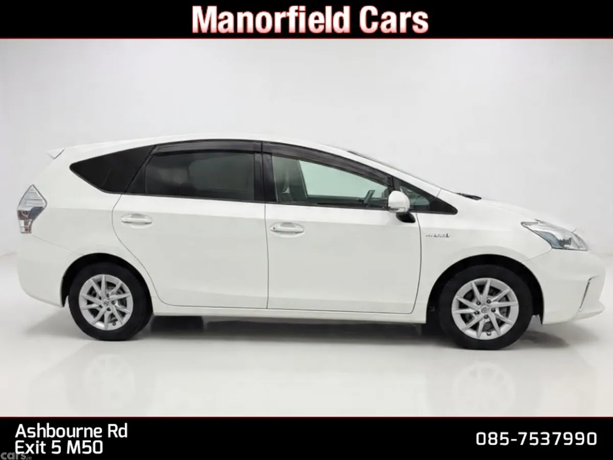 Toyota Prius MPV, Petrol Hybrid, 2013, White