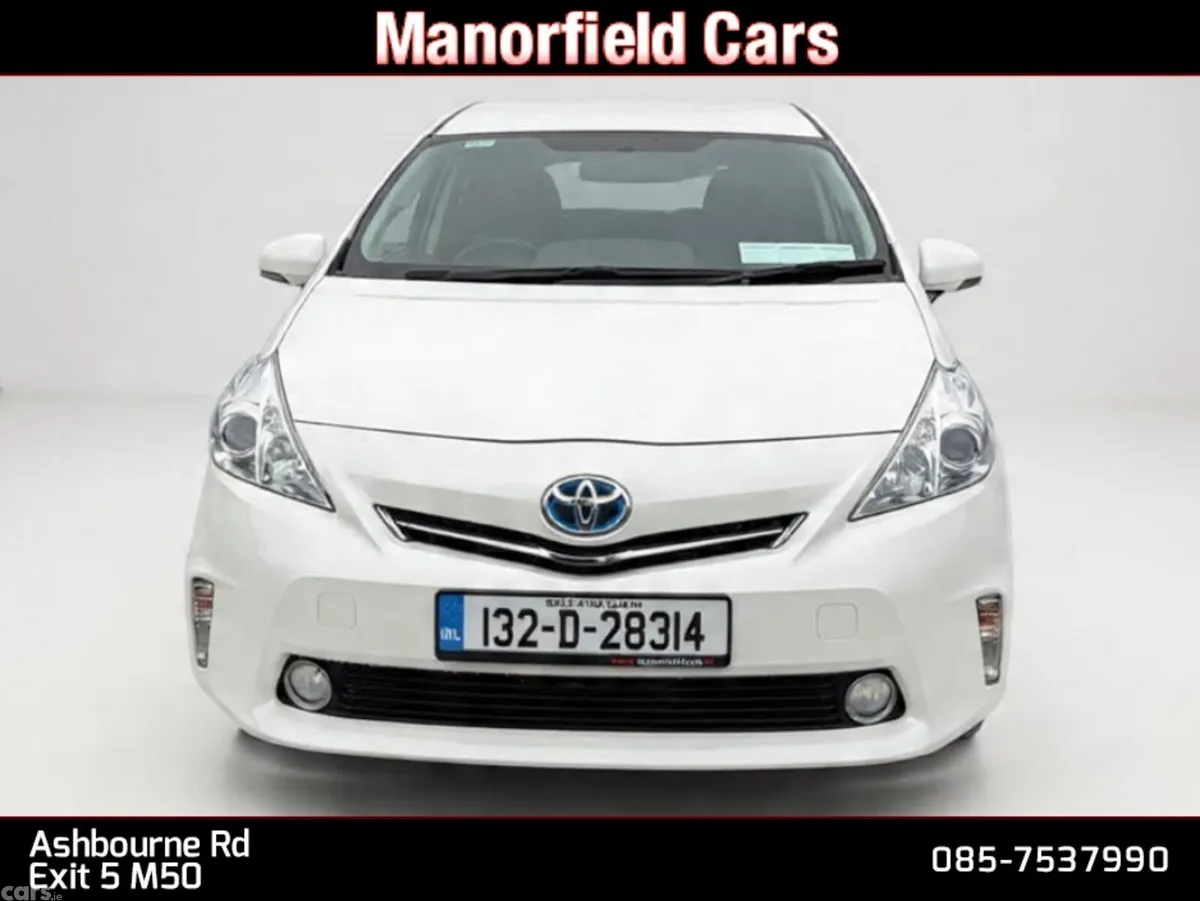 Toyota Prius MPV, Petrol Hybrid, 2013, White