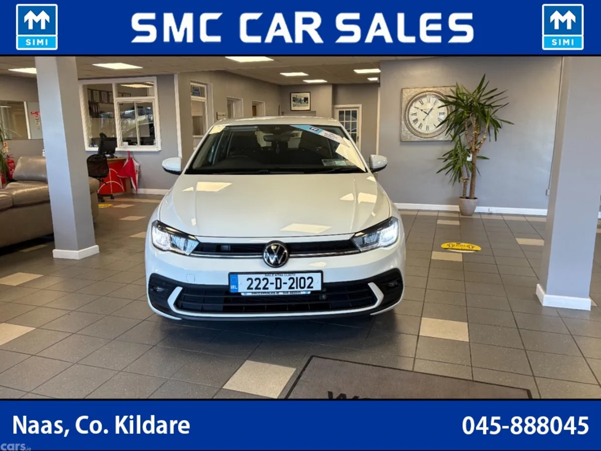 Volkswagen Polo Hatchback, Petrol, 2022, White