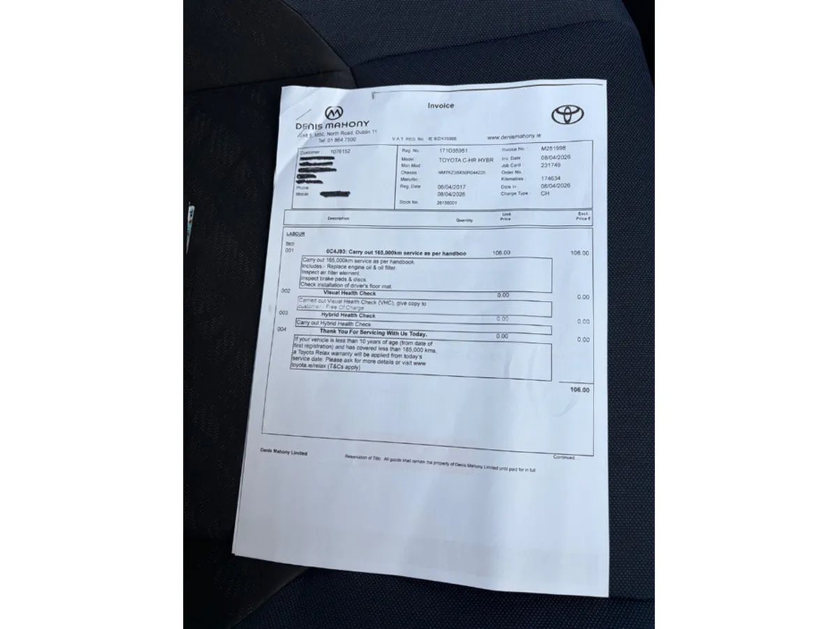 Toyota C-HR SUV, Petrol Hybrid, 2017, Grey