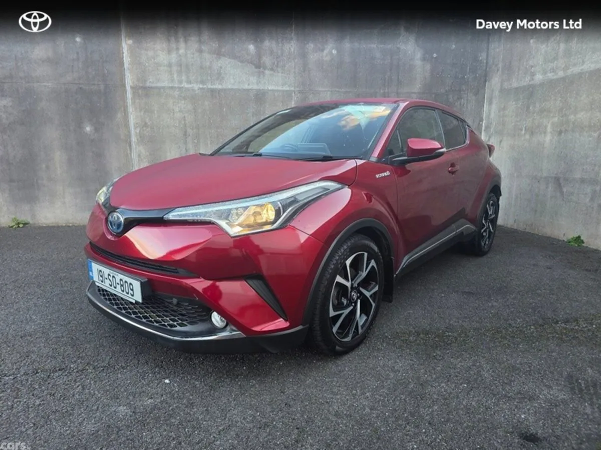 Toyota C-HR SUV, Petrol Hybrid, 2019, Red