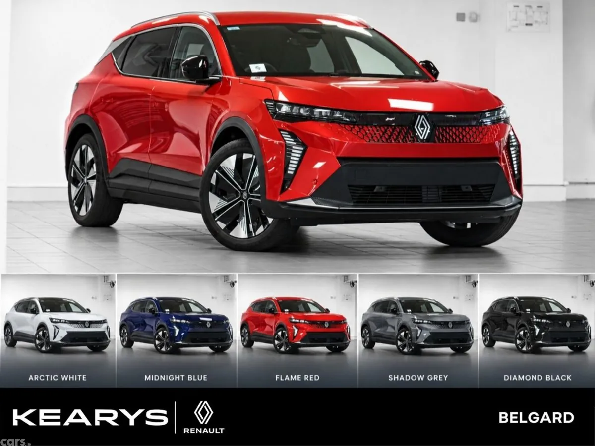 Renault Scenic E-Tech SUV, Electric, 2027, Red