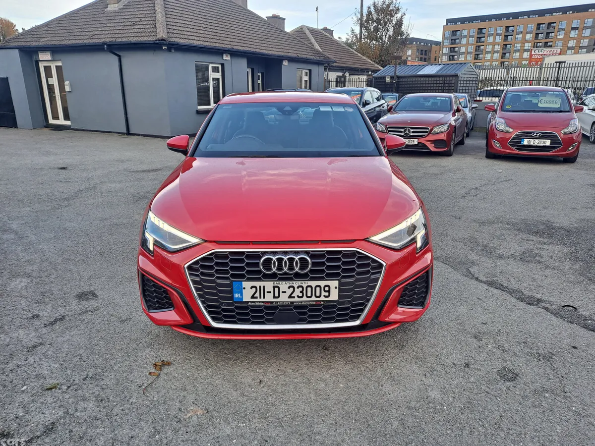 Audi A3 Saloon, Petrol, 2021, Red