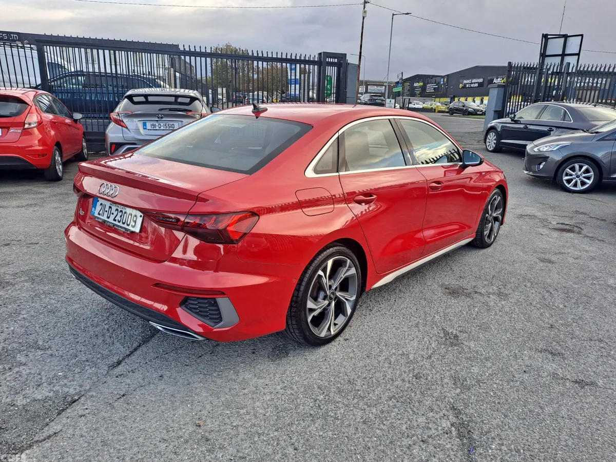 Audi A3 Saloon, Petrol, 2021, Red