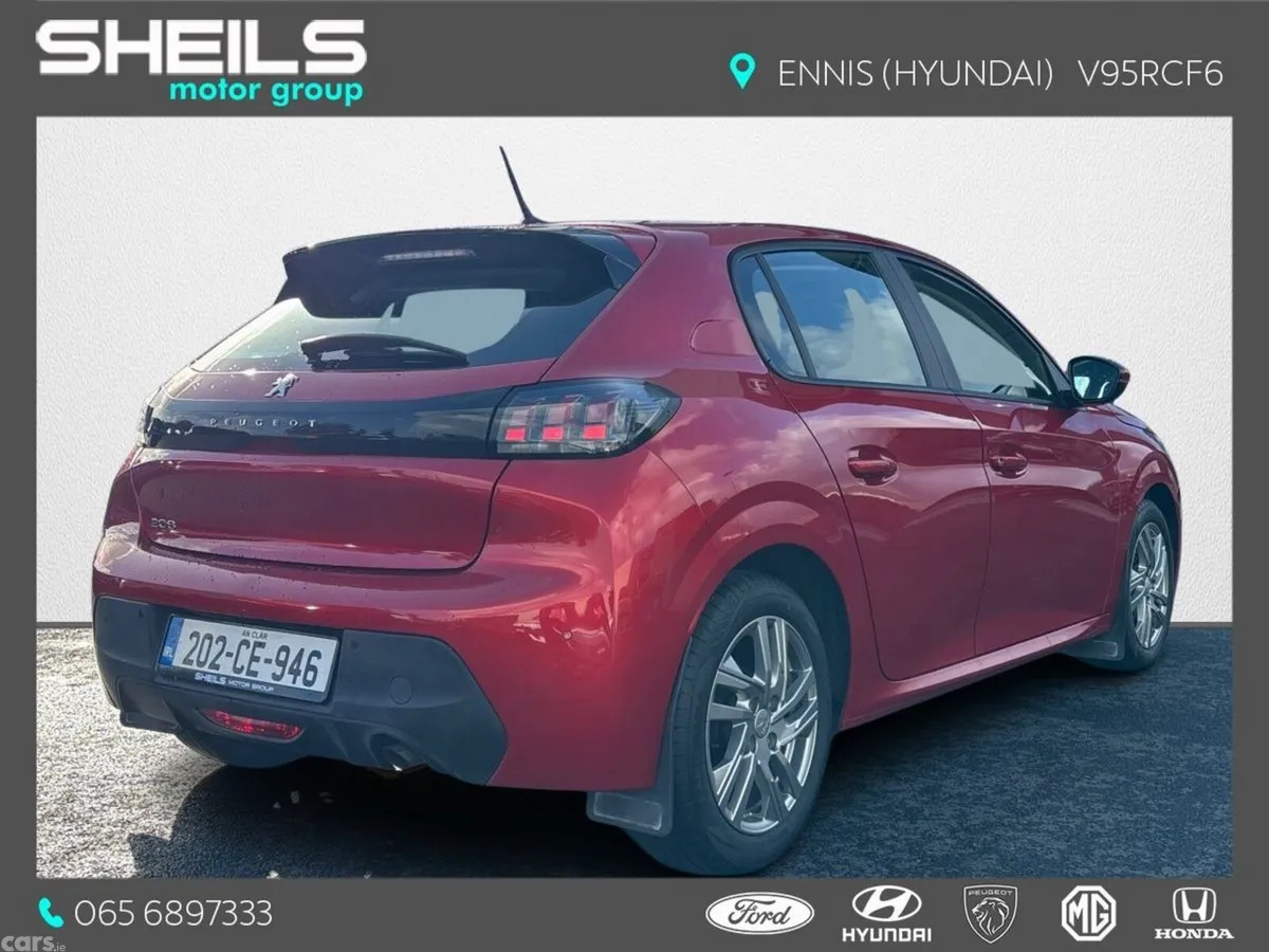 Peugeot 208 Hatchback, Petrol, 2020, Red