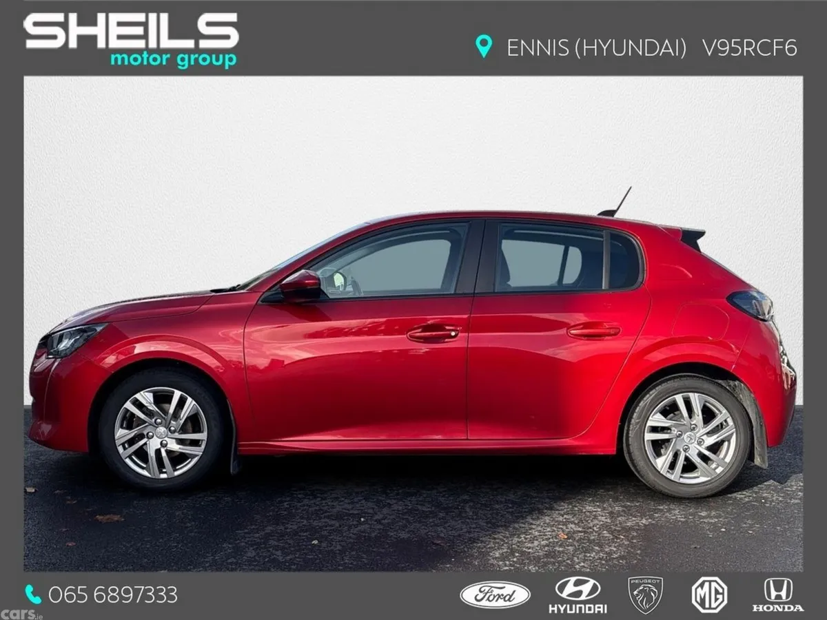 Peugeot 208 Hatchback, Petrol, 2020, Red