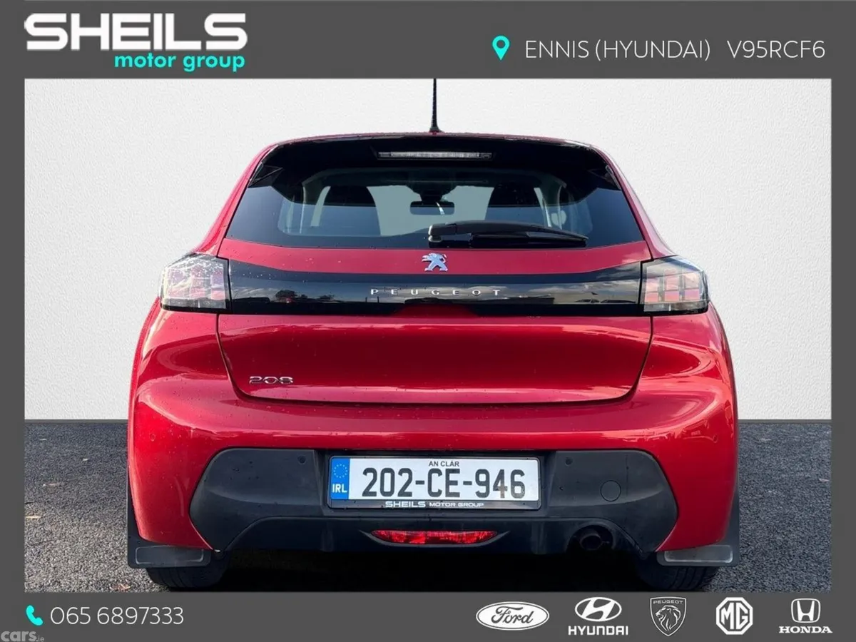Peugeot 208 Hatchback, Petrol, 2020, Red