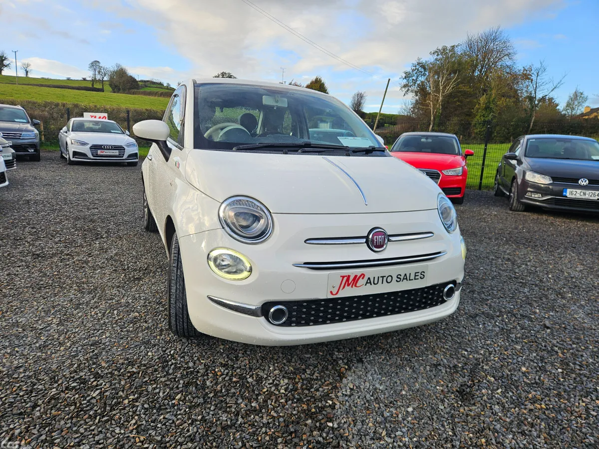 Fiat 500 Hatchback, Petrol, 2018, White