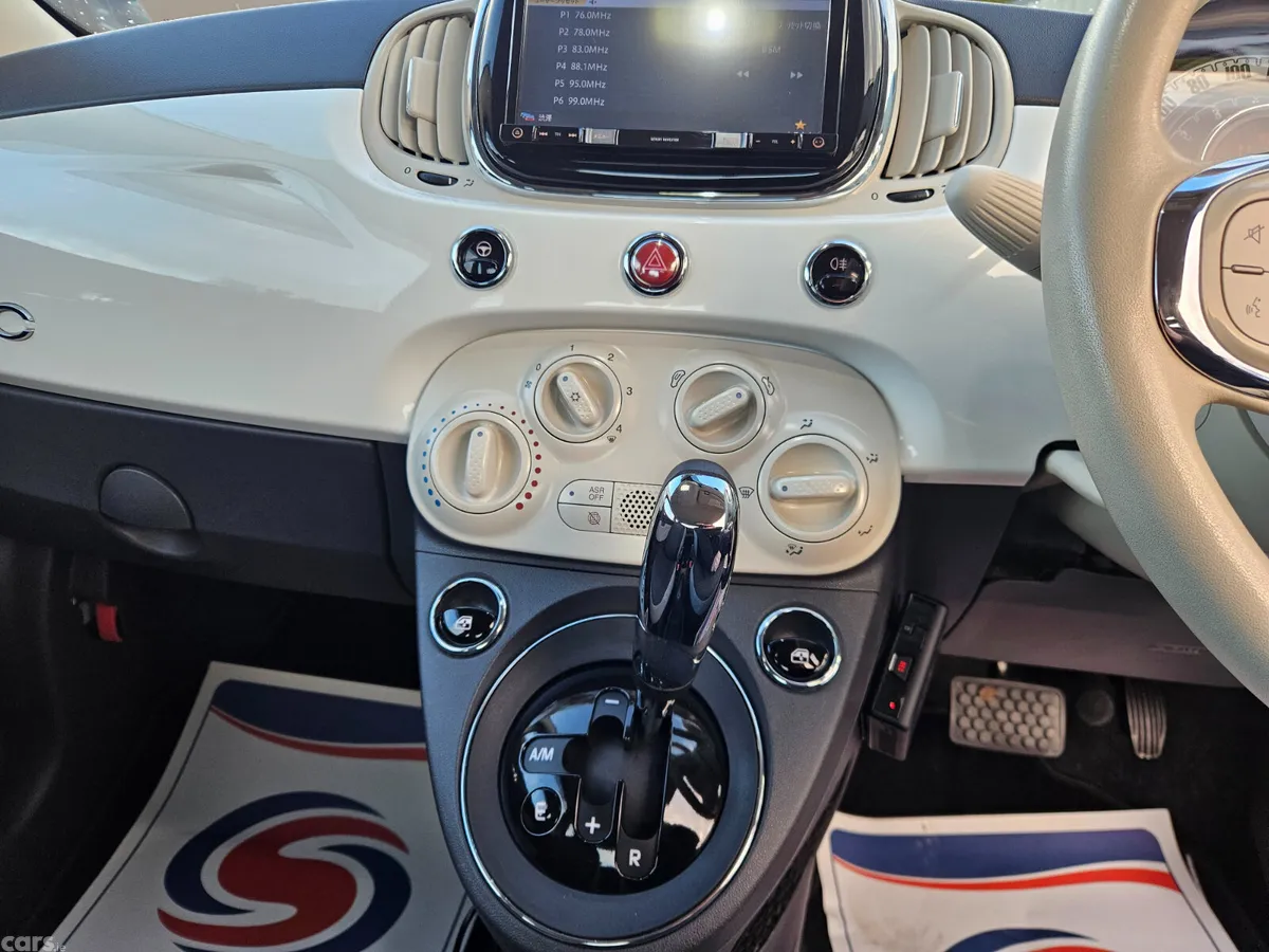 Fiat 500 Hatchback, Petrol, 2018, White
