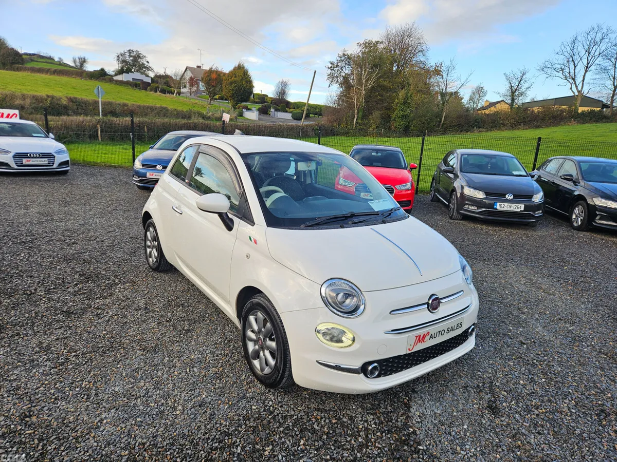Fiat 500 Hatchback, Petrol, 2018, White